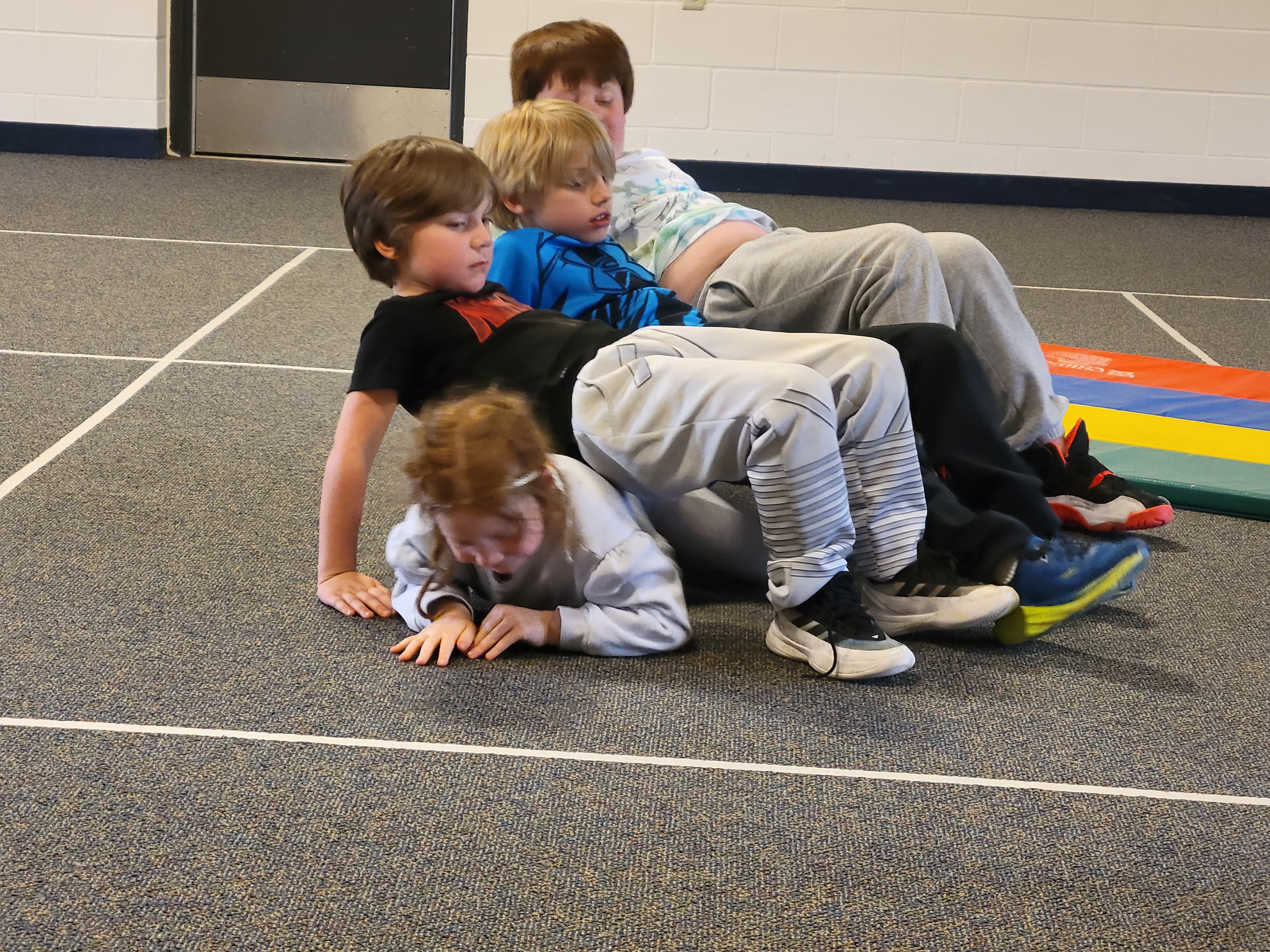 Kids in gym