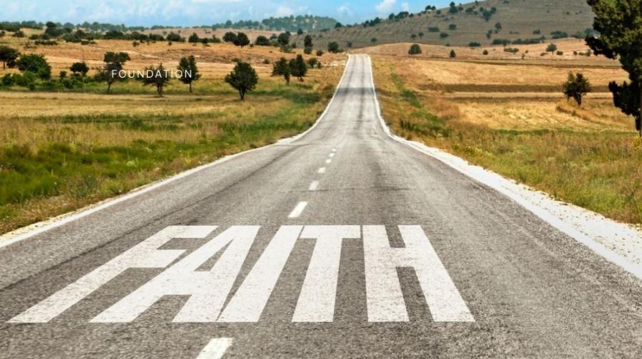 faith written on road