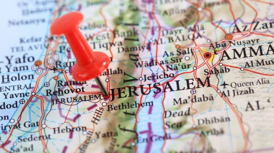 Map of Palestine Israel