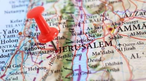 Map of Palestine Israel
