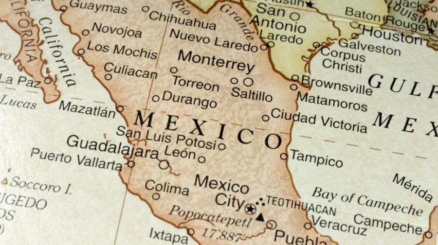 map of Mexico